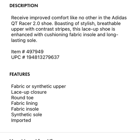 Adidas • QT Racer 2.0 - Picture 5 of 9